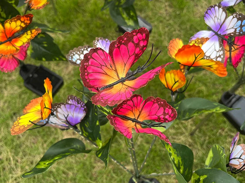 Load image into Gallery viewer, Garden Solar LED Butterflies
