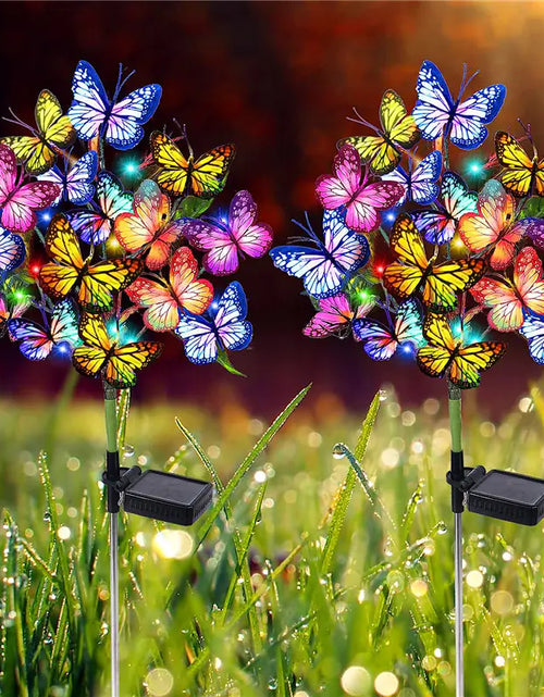 Load image into Gallery viewer, Garden Solar LED Butterflies
