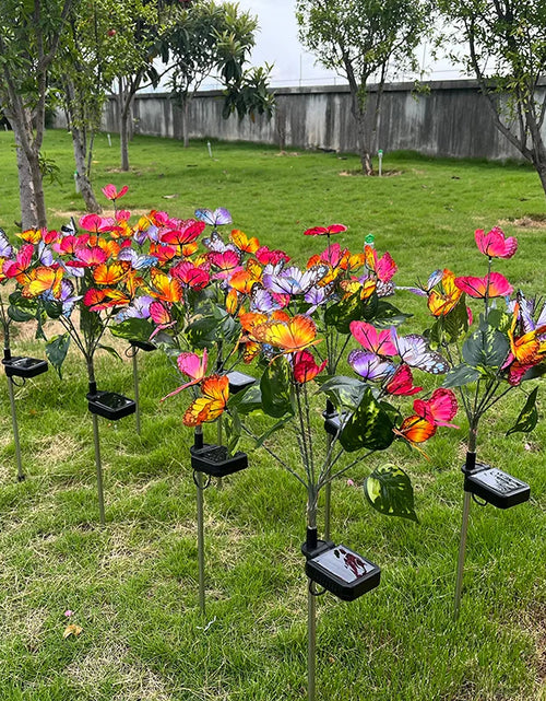 Load image into Gallery viewer, Garden Solar LED Butterflies
