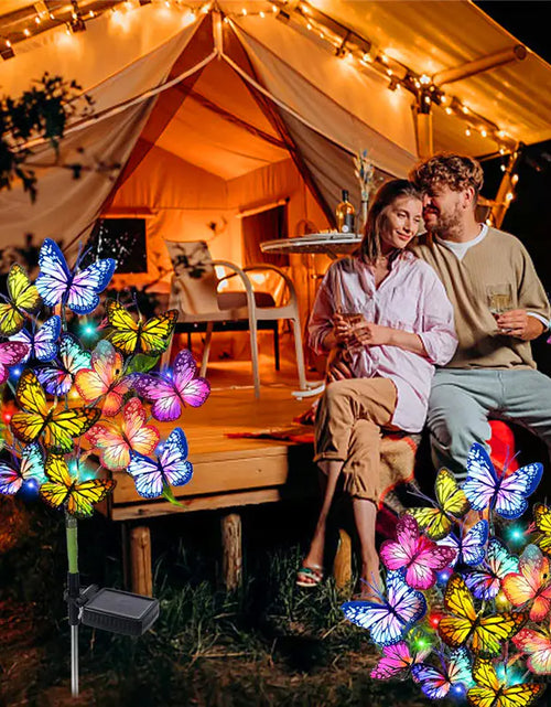 Load image into Gallery viewer, Garden Solar LED Butterflies
