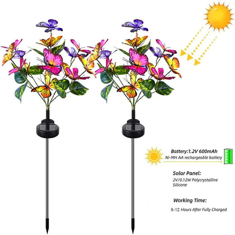 Garden Solar LED Butterflies