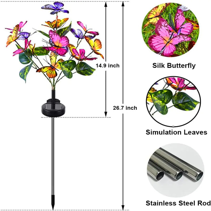 Garden Solar LED Butterflies